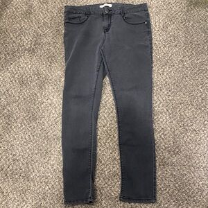No Boundaries Dark Gray Wash Skinny Jeans Jeggings
